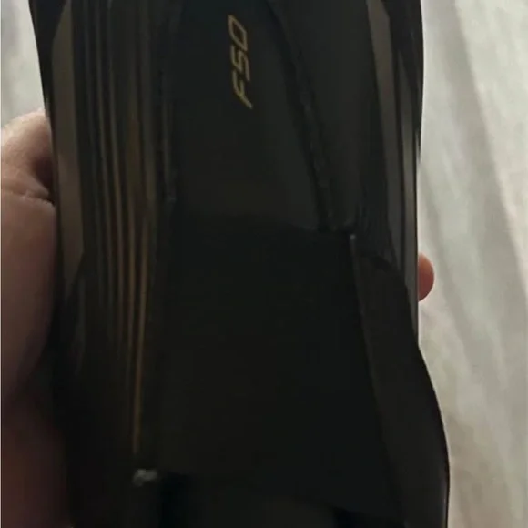 Adidas F50 Club Vel FxG J Soccer Shoes - Black and White - Picture 4 of 4